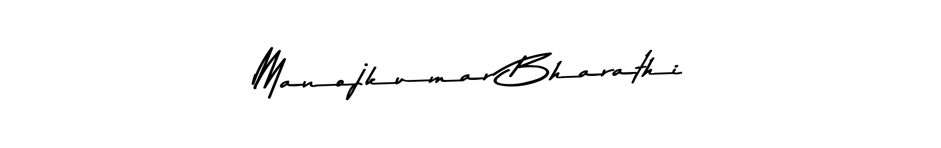 You can use this online signature creator to create a handwritten signature for the name Manojkumar Bharathi. This is the best online autograph maker. Manojkumar Bharathi signature style 9 images and pictures png
