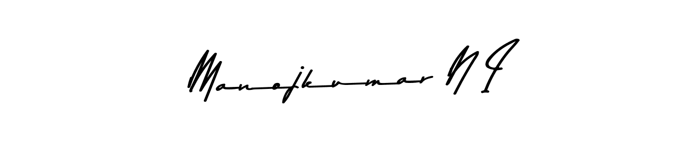 It looks lik you need a new signature style for name Manojkumar N I. Design unique handwritten (Asem Kandis PERSONAL USE) signature with our free signature maker in just a few clicks. Manojkumar N I signature style 9 images and pictures png