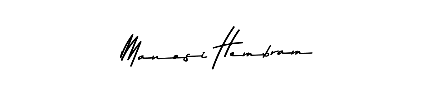 You can use this online signature creator to create a handwritten signature for the name Manosi Hembram. This is the best online autograph maker. Manosi Hembram signature style 9 images and pictures png