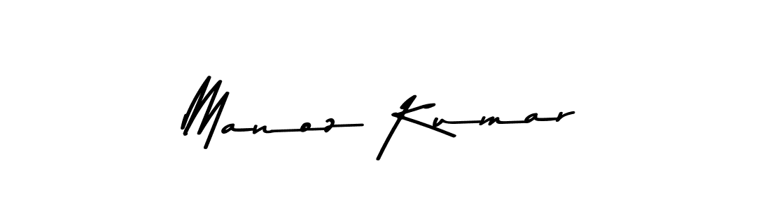 Design your own signature with our free online signature maker. With this signature software, you can create a handwritten (Asem Kandis PERSONAL USE) signature for name Manoz Kumar. Manoz Kumar signature style 9 images and pictures png