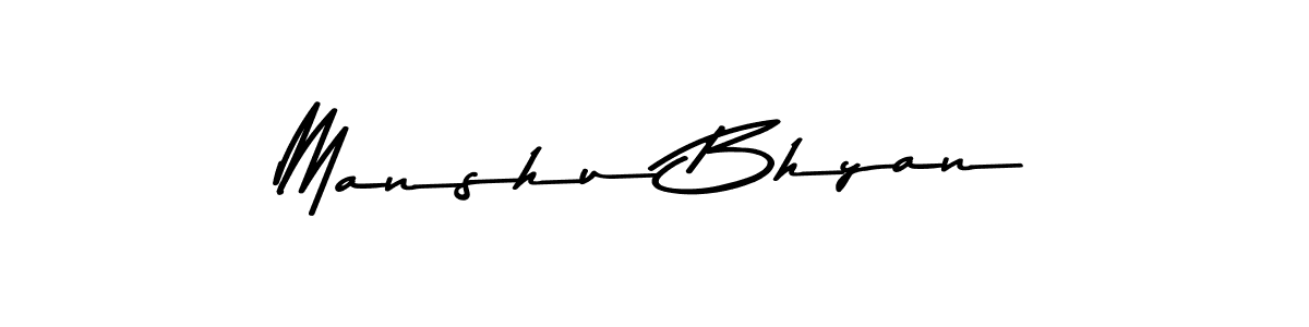 It looks lik you need a new signature style for name Manshu Bhyan. Design unique handwritten (Asem Kandis PERSONAL USE) signature with our free signature maker in just a few clicks. Manshu Bhyan signature style 9 images and pictures png