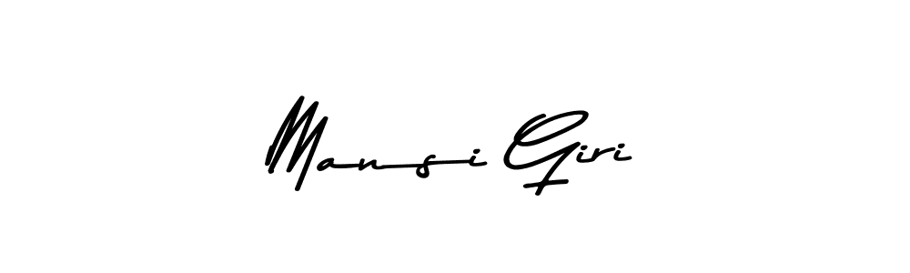 How to make Mansi Giri signature? Asem Kandis PERSONAL USE is a professional autograph style. Create handwritten signature for Mansi Giri name. Mansi Giri signature style 9 images and pictures png