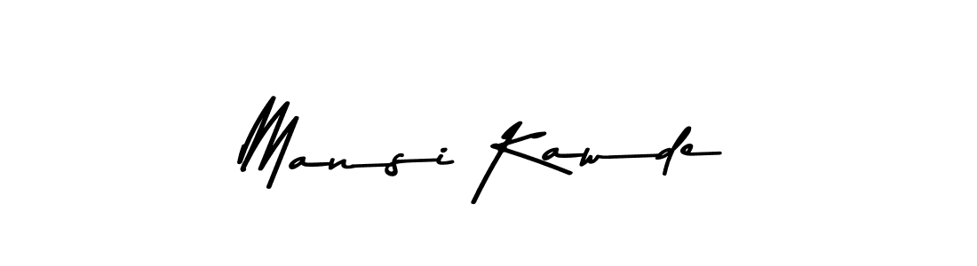 Mansi Kawde stylish signature style. Best Handwritten Sign (Asem Kandis PERSONAL USE) for my name. Handwritten Signature Collection Ideas for my name Mansi Kawde. Mansi Kawde signature style 9 images and pictures png
