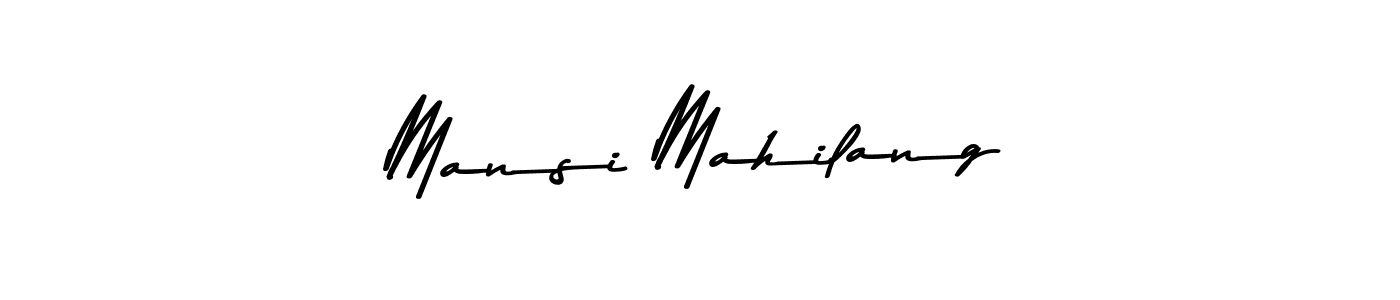 This is the best signature style for the Mansi Mahilang name. Also you like these signature font (Asem Kandis PERSONAL USE). Mix name signature. Mansi Mahilang signature style 9 images and pictures png