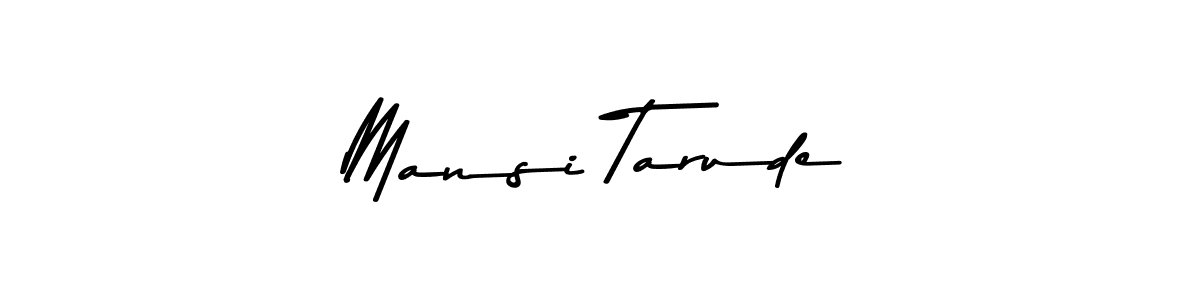 How to make Mansi Tarude signature? Asem Kandis PERSONAL USE is a professional autograph style. Create handwritten signature for Mansi Tarude name. Mansi Tarude signature style 9 images and pictures png