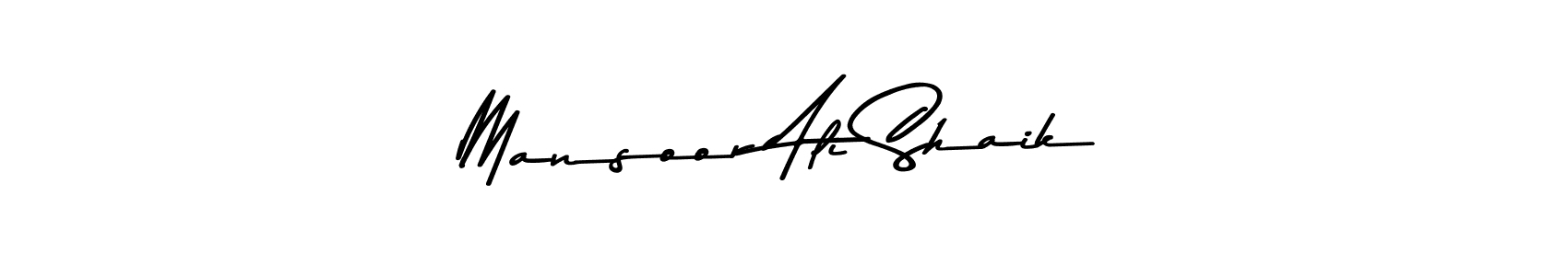 How to make Mansoor Ali Shaik signature? Asem Kandis PERSONAL USE is a professional autograph style. Create handwritten signature for Mansoor Ali Shaik name. Mansoor Ali Shaik signature style 9 images and pictures png