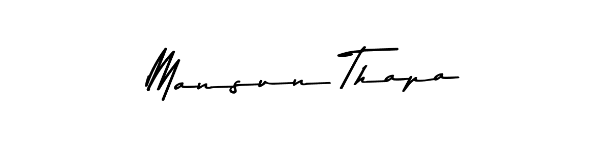 Here are the top 10 professional signature styles for the name Mansun Thapa. These are the best autograph styles you can use for your name. Mansun Thapa signature style 9 images and pictures png
