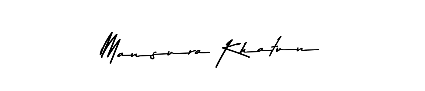 Create a beautiful signature design for name Mansura Khatun. With this signature (Asem Kandis PERSONAL USE) fonts, you can make a handwritten signature for free. Mansura Khatun signature style 9 images and pictures png