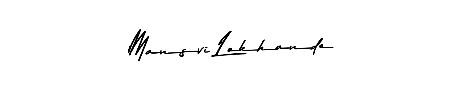 Similarly Asem Kandis PERSONAL USE is the best handwritten signature design. Signature creator online .You can use it as an online autograph creator for name Mansvi Lokhande. Mansvi Lokhande signature style 9 images and pictures png