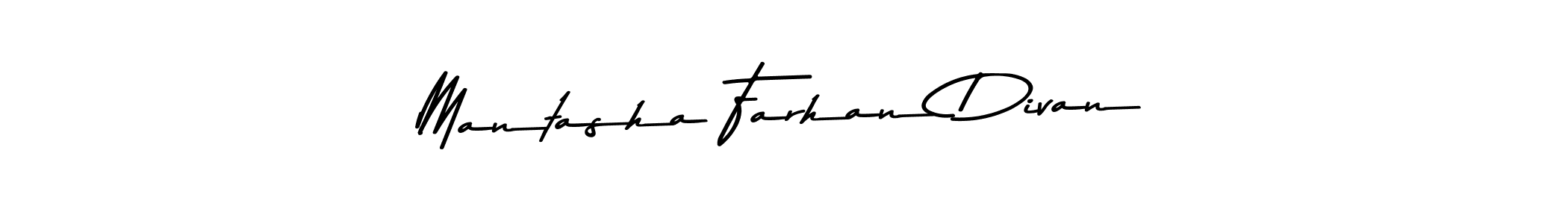 Mantasha Farhan Divan stylish signature style. Best Handwritten Sign (Asem Kandis PERSONAL USE) for my name. Handwritten Signature Collection Ideas for my name Mantasha Farhan Divan. Mantasha Farhan Divan signature style 9 images and pictures png