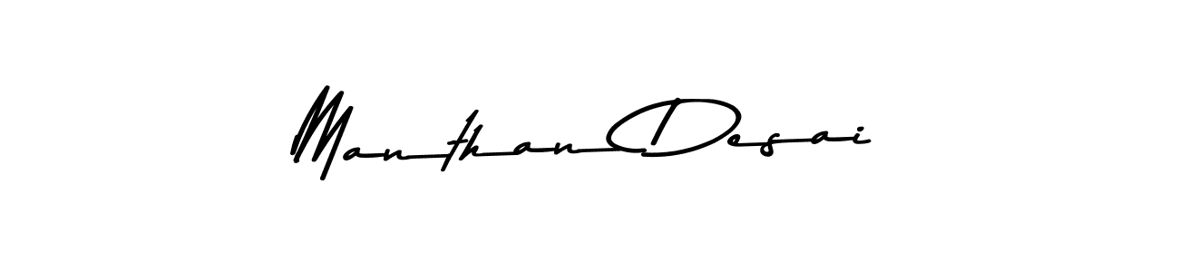 This is the best signature style for the Manthan Desai name. Also you like these signature font (Asem Kandis PERSONAL USE). Mix name signature. Manthan Desai signature style 9 images and pictures png