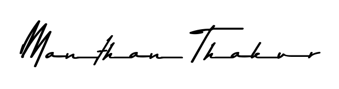 The Asem Kandis PERSONAL USE font gives name Manthan Thakur a signature that looks effortless yet distinguished. Download high-res PNG instantly. Manthan Thakur signature style 9 images and pictures png