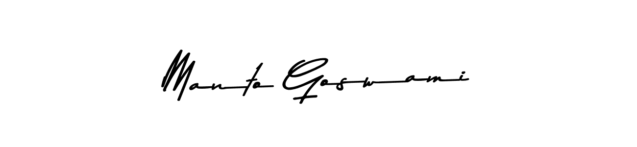 Asem Kandis PERSONAL USE is a professional signature style that is perfect for those who want to add a touch of class to their signature. It is also a great choice for those who want to make their signature more unique. Get Manto Goswami name to fancy signature for free. Manto Goswami signature style 9 images and pictures png