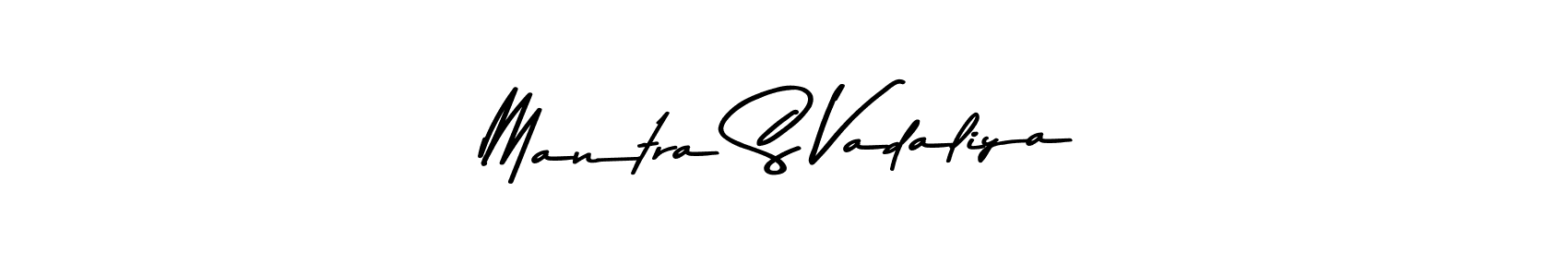 Also we have Mantra S Vadaliya name is the best signature style. Create professional handwritten signature collection using Asem Kandis PERSONAL USE autograph style. Mantra S Vadaliya signature style 9 images and pictures png