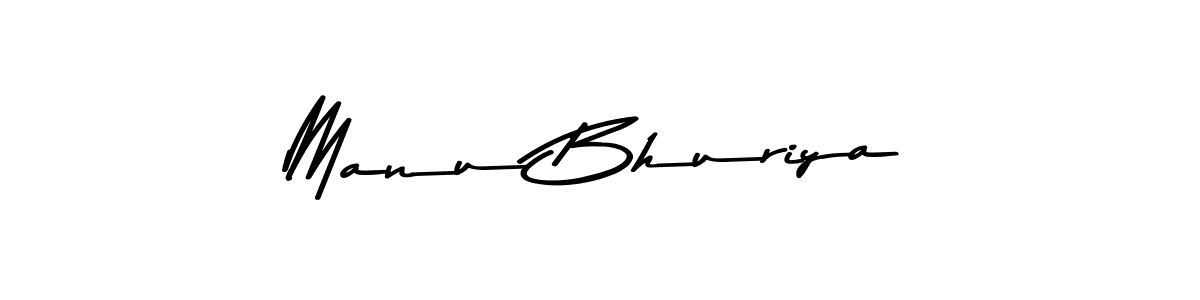 Manu Bhuriya stylish signature style. Best Handwritten Sign (Asem Kandis PERSONAL USE) for my name. Handwritten Signature Collection Ideas for my name Manu Bhuriya. Manu Bhuriya signature style 9 images and pictures png