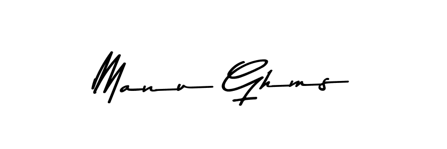 Also we have Manu Ghms name is the best signature style. Create professional handwritten signature collection using Asem Kandis PERSONAL USE autograph style. Manu Ghms signature style 9 images and pictures png