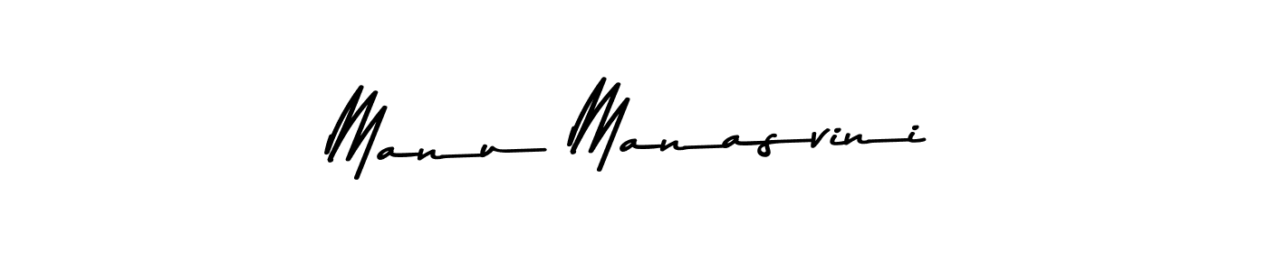 Use a signature maker to create a handwritten signature online. With this signature software, you can design (Asem Kandis PERSONAL USE) your own signature for name Manu Manasvini. Manu Manasvini signature style 9 images and pictures png