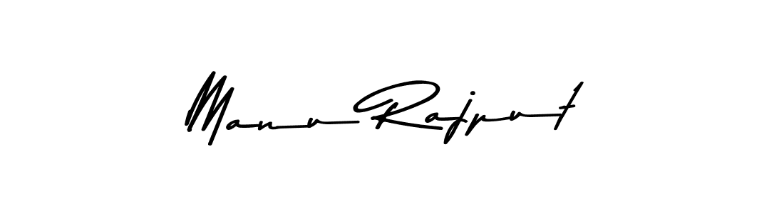 Design your own signature with our free online signature maker. With this signature software, you can create a handwritten (Asem Kandis PERSONAL USE) signature for name Manu Rajput. Manu Rajput signature style 9 images and pictures png