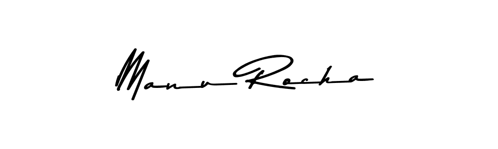 Make a beautiful signature design for name Manu Rocha. With this signature (Asem Kandis PERSONAL USE) style, you can create a handwritten signature for free. Manu Rocha signature style 9 images and pictures png