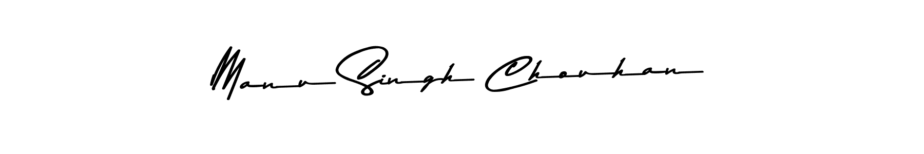 How to make Manu Singh Chouhan name signature. Use Asem Kandis PERSONAL USE style for creating short signs online. This is the latest handwritten sign. Manu Singh Chouhan signature style 9 images and pictures png
