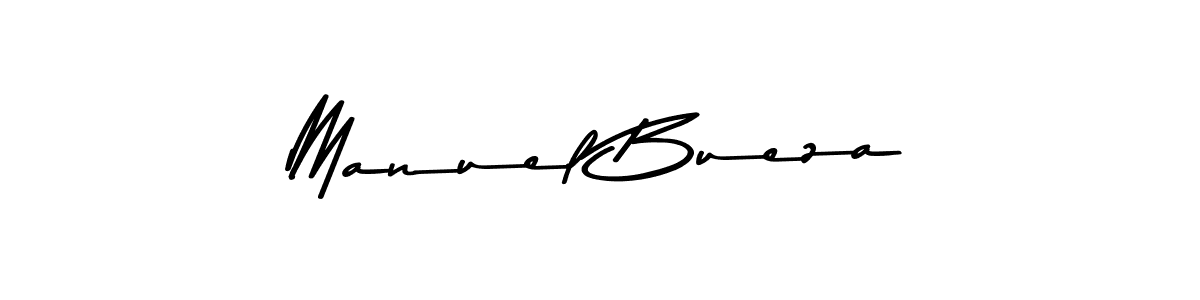 Make a beautiful signature design for name Manuel Bueza. With this signature (Asem Kandis PERSONAL USE) style, you can create a handwritten signature for free. Manuel Bueza signature style 9 images and pictures png