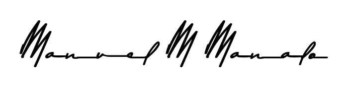 Design your own signature with our free online signature maker. With this signature software, you can create a handwritten (Asem Kandis PERSONAL USE) signature for name Manuel M Manalo. Manuel M Manalo signature style 9 images and pictures png