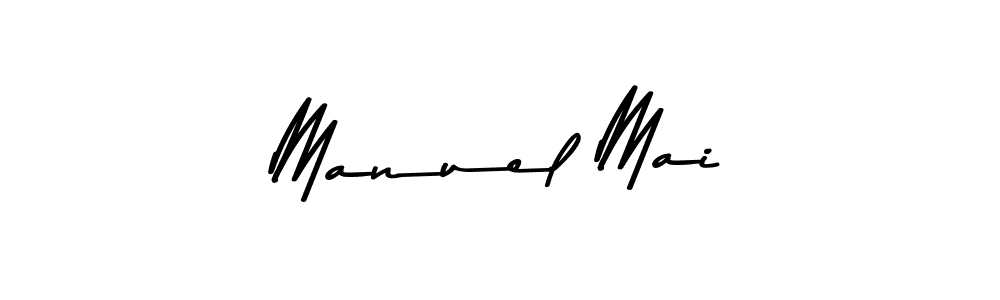 Use a signature maker to create a handwritten signature online. With this signature software, you can design (Asem Kandis PERSONAL USE) your own signature for name Manuel Mai. Manuel Mai signature style 9 images and pictures png