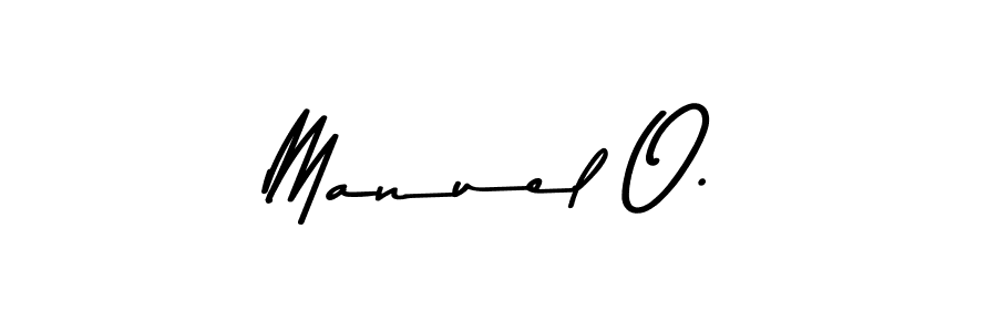 Manuel O. stylish signature style. Best Handwritten Sign (Asem Kandis PERSONAL USE) for my name. Handwritten Signature Collection Ideas for my name Manuel O.. Manuel O. signature style 9 images and pictures png
