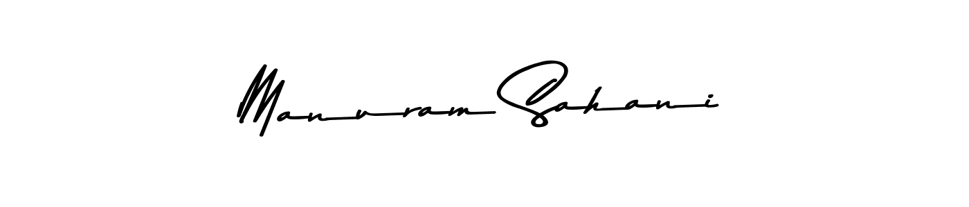 The best way (Asem Kandis PERSONAL USE) to make a short signature is to pick only two or three words in your name. The name Manuram Sahani include a total of six letters. For converting this name. Manuram Sahani signature style 9 images and pictures png