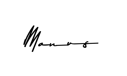 Make a beautiful signature design for name Manus. With this signature (Asem Kandis PERSONAL USE) style, you can create a handwritten signature for free. Manus signature style 9 images and pictures png