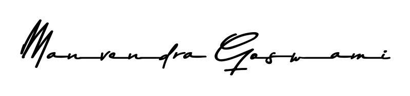 A dynamic signature style for Manvendra Goswami using Asem Kandis PERSONAL USE script. Designed to look authentic, handwritten, and professional. Manvendra Goswami signature style 9 images and pictures png