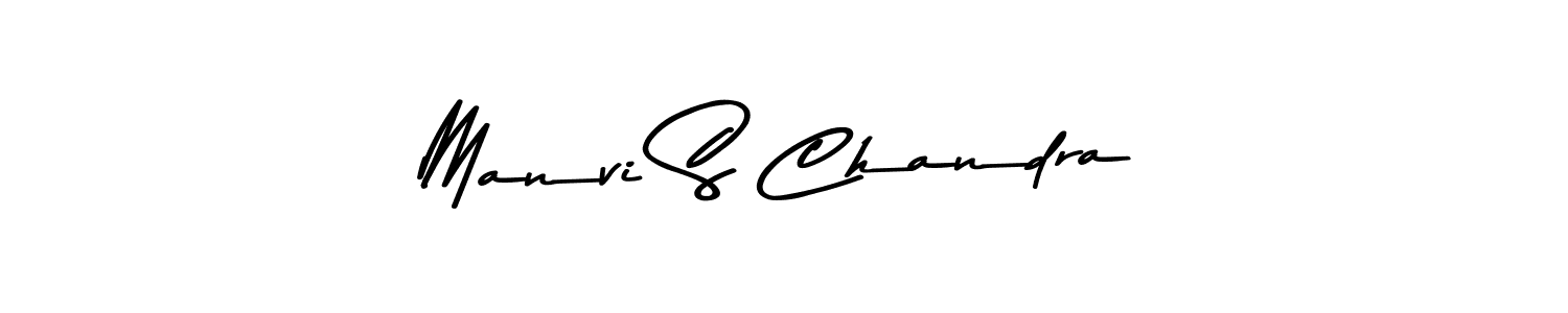 Also You can easily find your signature by using the search form. We will create Manvi S Chandra name handwritten signature images for you free of cost using Asem Kandis PERSONAL USE sign style. Manvi S Chandra signature style 9 images and pictures png