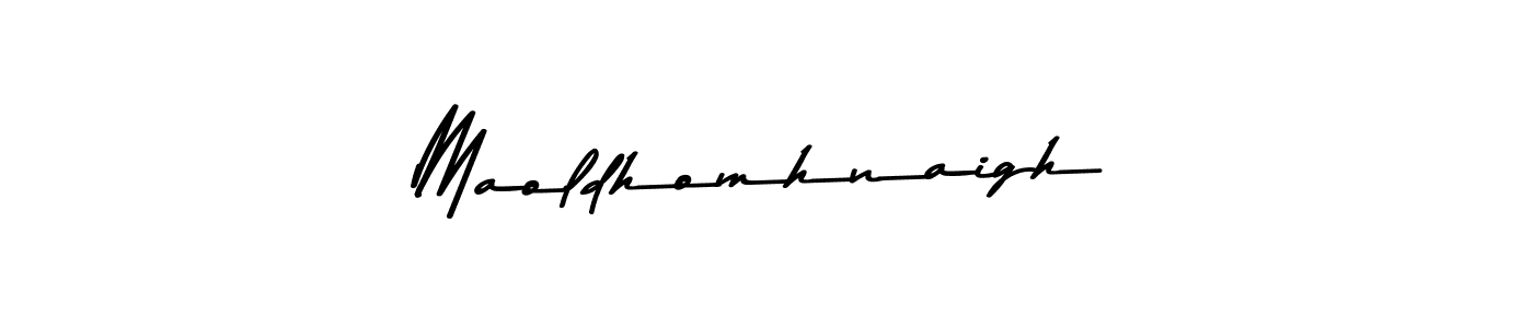 Also we have Maoldhomhnaigh name is the best signature style. Create professional handwritten signature collection using Asem Kandis PERSONAL USE autograph style. Maoldhomhnaigh signature style 9 images and pictures png