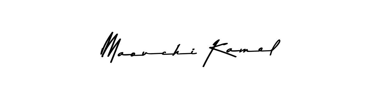 The best way (Asem Kandis PERSONAL USE) to make a short signature is to pick only two or three words in your name. The name Maouchi Kamel include a total of six letters. For converting this name. Maouchi Kamel signature style 9 images and pictures png