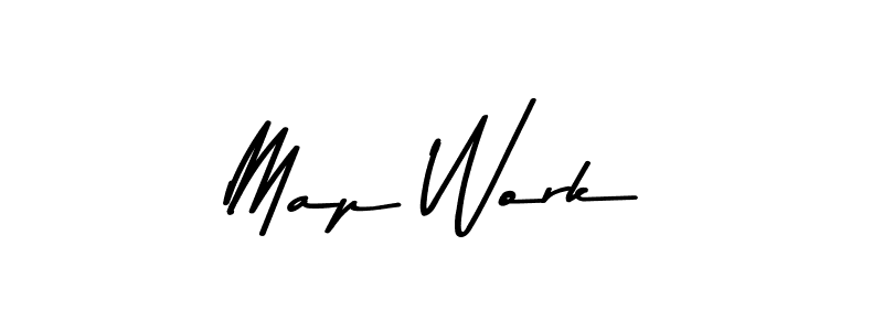 Create a beautiful signature design for name Map Work. With this signature (Asem Kandis PERSONAL USE) fonts, you can make a handwritten signature for free. Map Work signature style 9 images and pictures png