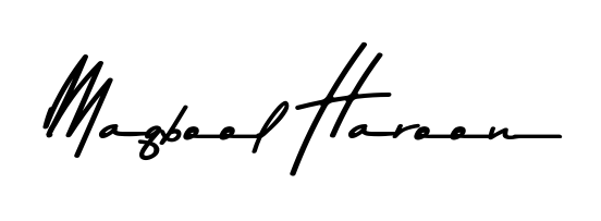 Give your name Maqbool Haroon an exquisite flair with the Asem Kandis PERSONAL USE script font. Ideal for contracts, resumes, and formal letterheads. Maqbool Haroon signature style 9 images and pictures png