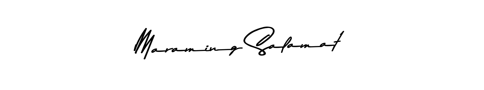 Asem Kandis PERSONAL USE is a professional signature style that is perfect for those who want to add a touch of class to their signature. It is also a great choice for those who want to make their signature more unique. Get Maraming Salamat name to fancy signature for free. Maraming Salamat signature style 9 images and pictures png