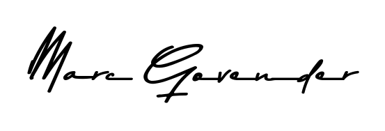 A timeless handwritten aesthetic for Marc Govender. The Asem Kandis PERSONAL USE font gives your signature a handcrafted feel with natural curves. Marc Govender signature style 9 images and pictures png