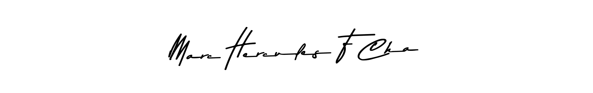 Design your own signature with our free online signature maker. With this signature software, you can create a handwritten (Asem Kandis PERSONAL USE) signature for name Marc Hercules F Cha. Marc Hercules F Cha signature style 9 images and pictures png