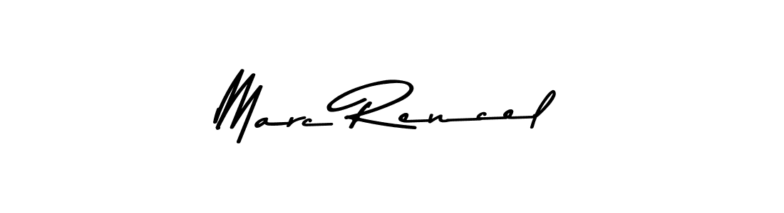 Also You can easily find your signature by using the search form. We will create Marc Rencel name handwritten signature images for you free of cost using Asem Kandis PERSONAL USE sign style. Marc Rencel signature style 9 images and pictures png