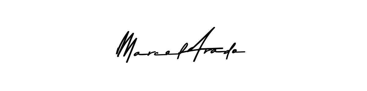 Make a beautiful signature design for name Marcel Arado. With this signature (Asem Kandis PERSONAL USE) style, you can create a handwritten signature for free. Marcel Arado signature style 9 images and pictures png