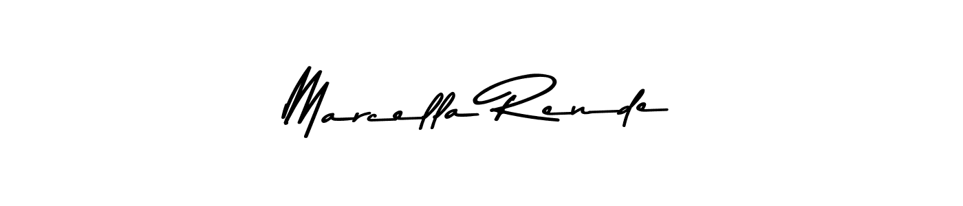 Marcella Rende stylish signature style. Best Handwritten Sign (Asem Kandis PERSONAL USE) for my name. Handwritten Signature Collection Ideas for my name Marcella Rende. Marcella Rende signature style 9 images and pictures png