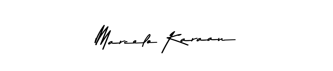 Also we have Marcelo Karaan name is the best signature style. Create professional handwritten signature collection using Asem Kandis PERSONAL USE autograph style. Marcelo Karaan signature style 9 images and pictures png