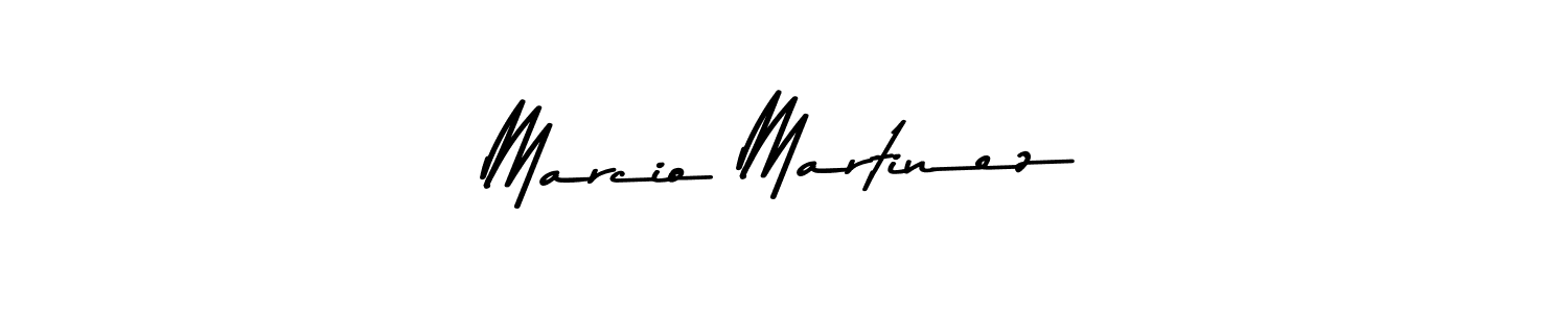 How to make Marcio Martinez name signature. Use Asem Kandis PERSONAL USE style for creating short signs online. This is the latest handwritten sign. Marcio Martinez signature style 9 images and pictures png