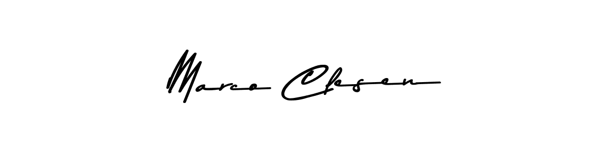 You should practise on your own different ways (Asem Kandis PERSONAL USE) to write your name (Marco Clesen) in signature. don't let someone else do it for you. Marco Clesen signature style 9 images and pictures png