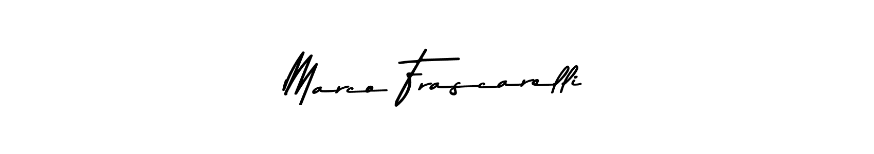 Design your own signature with our free online signature maker. With this signature software, you can create a handwritten (Asem Kandis PERSONAL USE) signature for name Marco Frascarelli. Marco Frascarelli signature style 9 images and pictures png