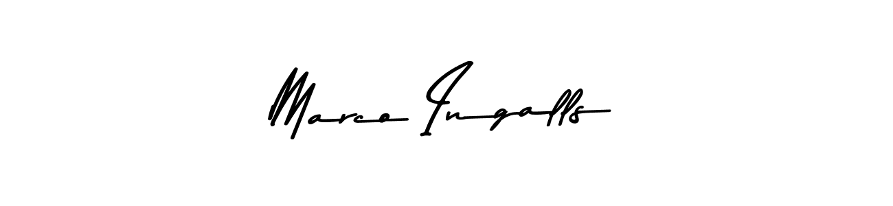 Similarly Asem Kandis PERSONAL USE is the best handwritten signature design. Signature creator online .You can use it as an online autograph creator for name Marco Ingalls. Marco Ingalls signature style 9 images and pictures png