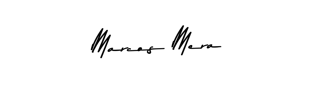 Design your own signature with our free online signature maker. With this signature software, you can create a handwritten (Asem Kandis PERSONAL USE) signature for name Marcos Mera. Marcos Mera signature style 9 images and pictures png