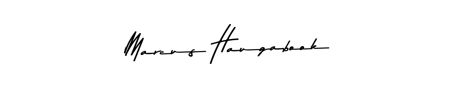 Also You can easily find your signature by using the search form. We will create Marcus Haugabook name handwritten signature images for you free of cost using Asem Kandis PERSONAL USE sign style. Marcus Haugabook signature style 9 images and pictures png