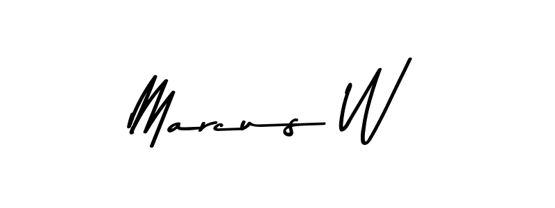 Asem Kandis PERSONAL USE is a professional signature style that is perfect for those who want to add a touch of class to their signature. It is also a great choice for those who want to make their signature more unique. Get Marcus W name to fancy signature for free. Marcus W signature style 9 images and pictures png